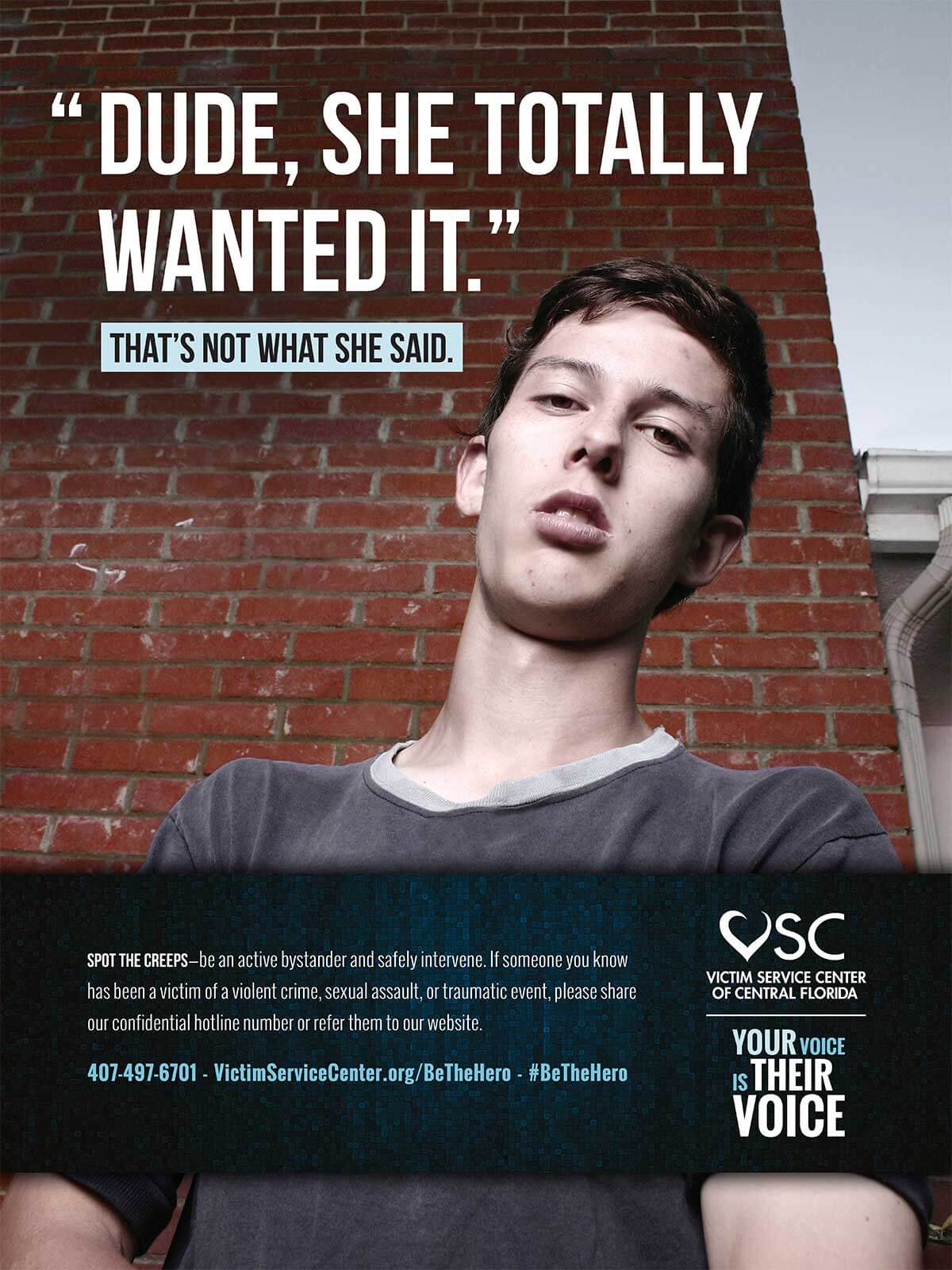 Victims Service Center of Central Florida Awareness poster