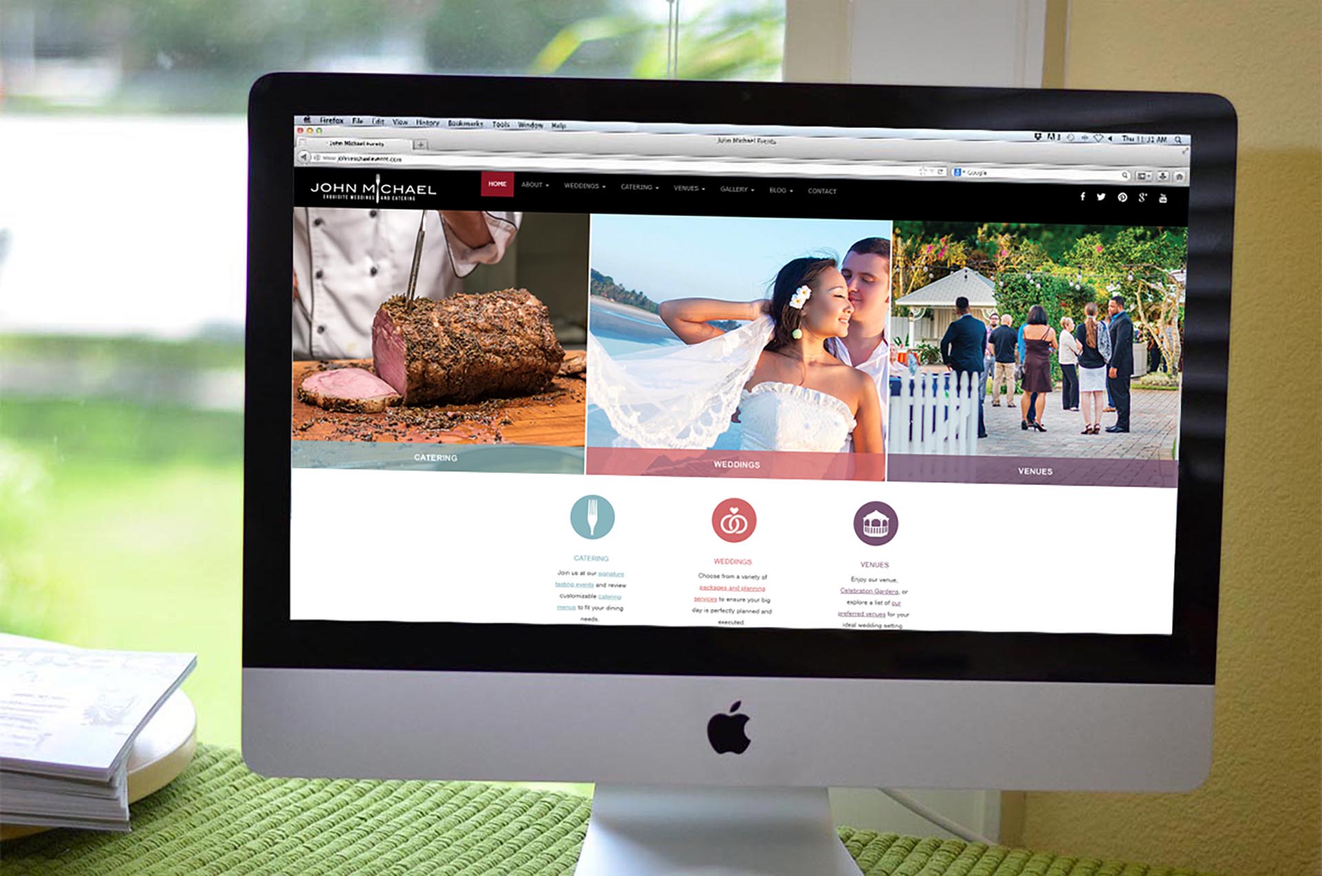 John Michael Catering website