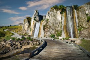 Waterfall at the Club at Iron Lake